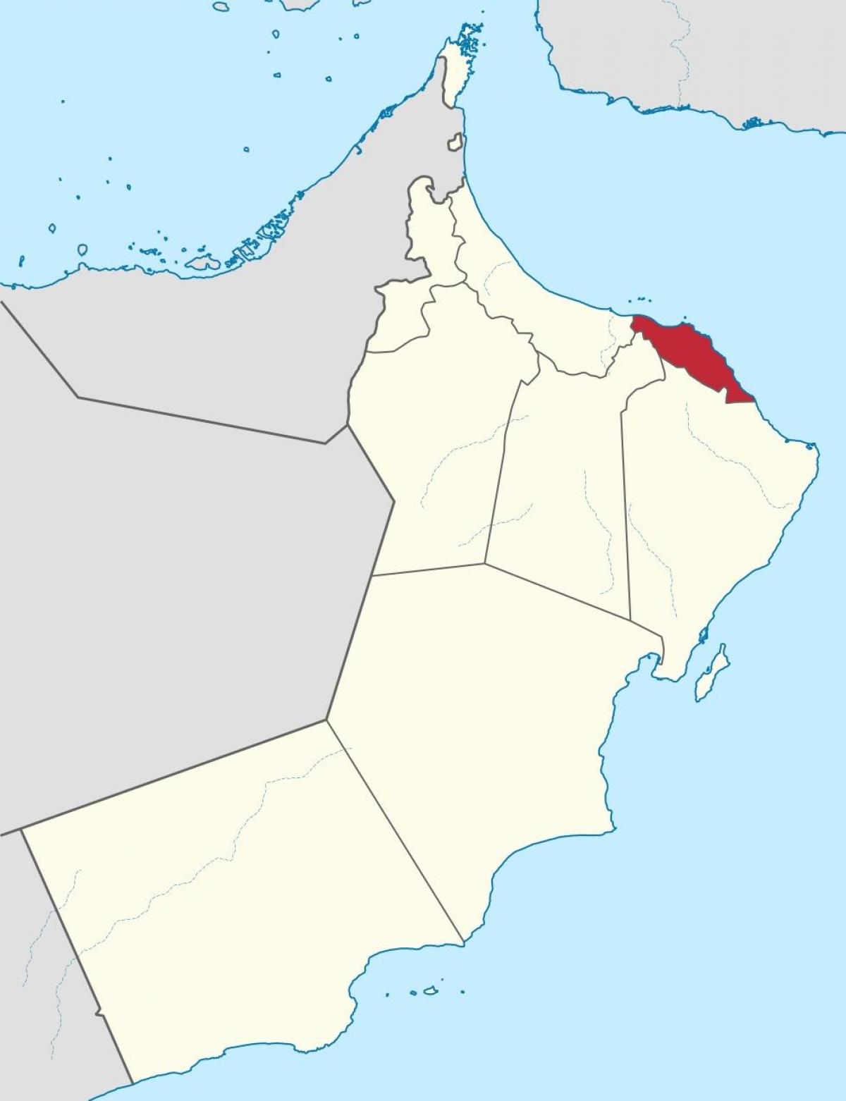 muscat Oman on map