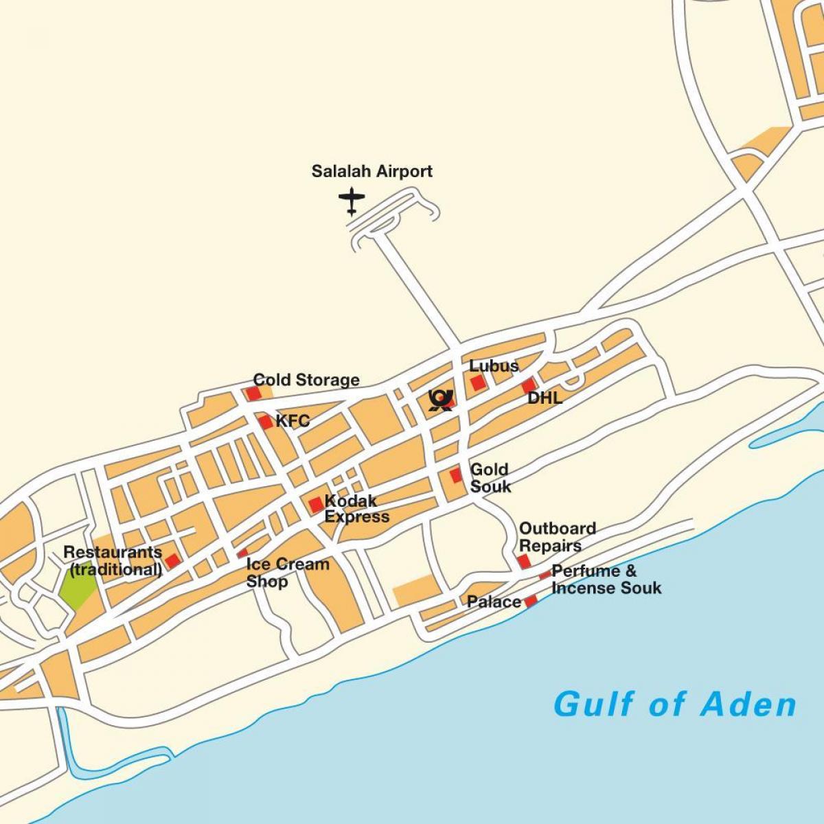 map of salalah Oman